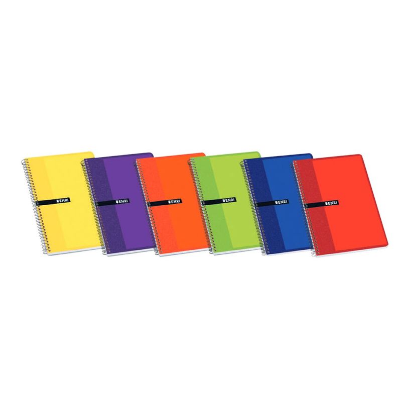 8412771211127-ENRI F° - Cahier de notes - reliure à spirale - 80 feuilles / 160 pages - carré - dispo-P_300042829_1-0
