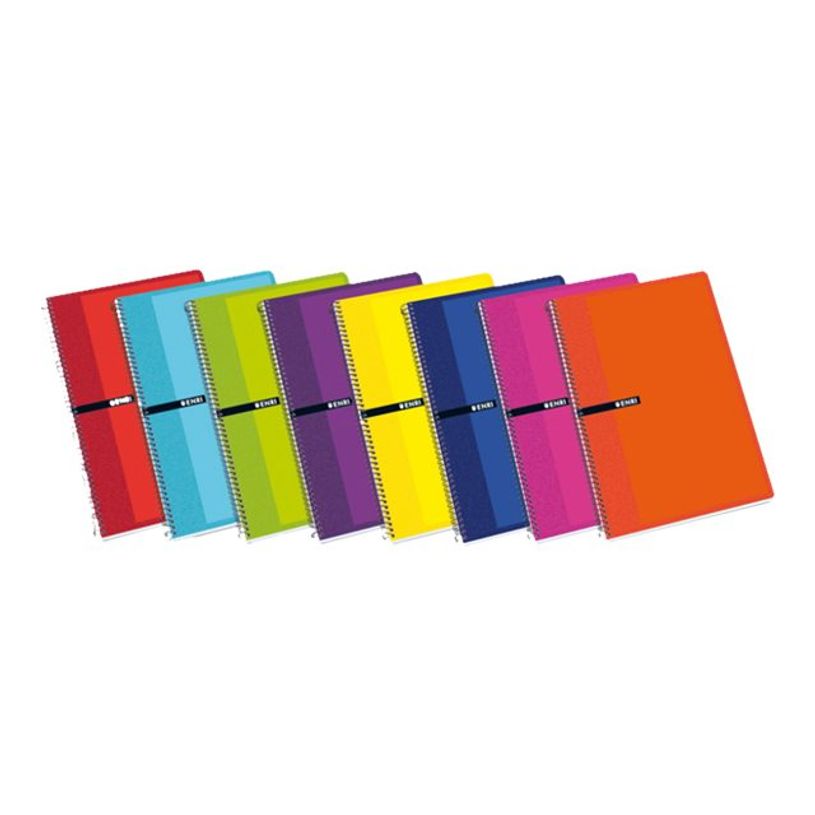 8412771044213-ENRI 4° - Cahier de notes - reliure à spirale - 80 feuilles / 160 pages - réglé - disp-P_300043196_1-0
