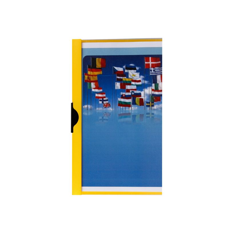 4005546210483-DURABLE DURACLIP 60 - Chemise à clip - pour A4 - capacité : 60 feuilles - jaune avec cou-P_300044251_3-2