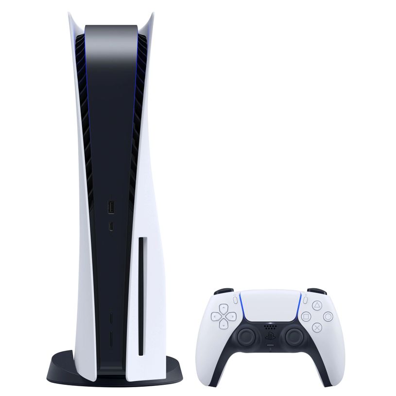 711719423997-Sony Playstation 5 - Console de jeu - 825 Gb Wi-Fi - blanc-P_300050264_1-0