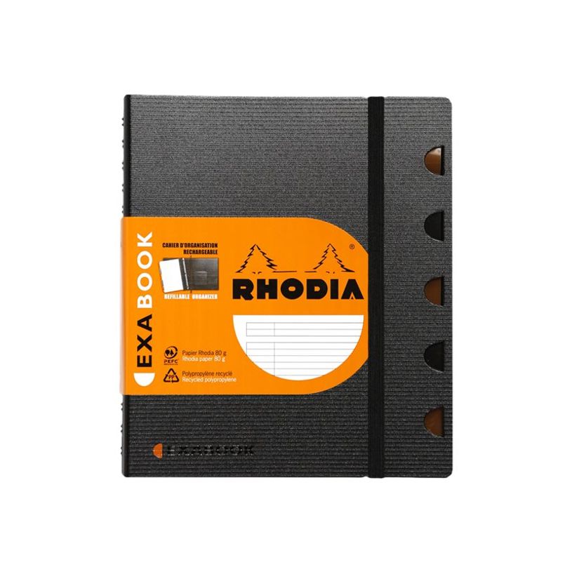 3037921325766-Rhodia Exabook - Cahier d'organisation A5 Plus (16x21cm) - 160 pages - ligné et cadre en--P_300053018_1-0