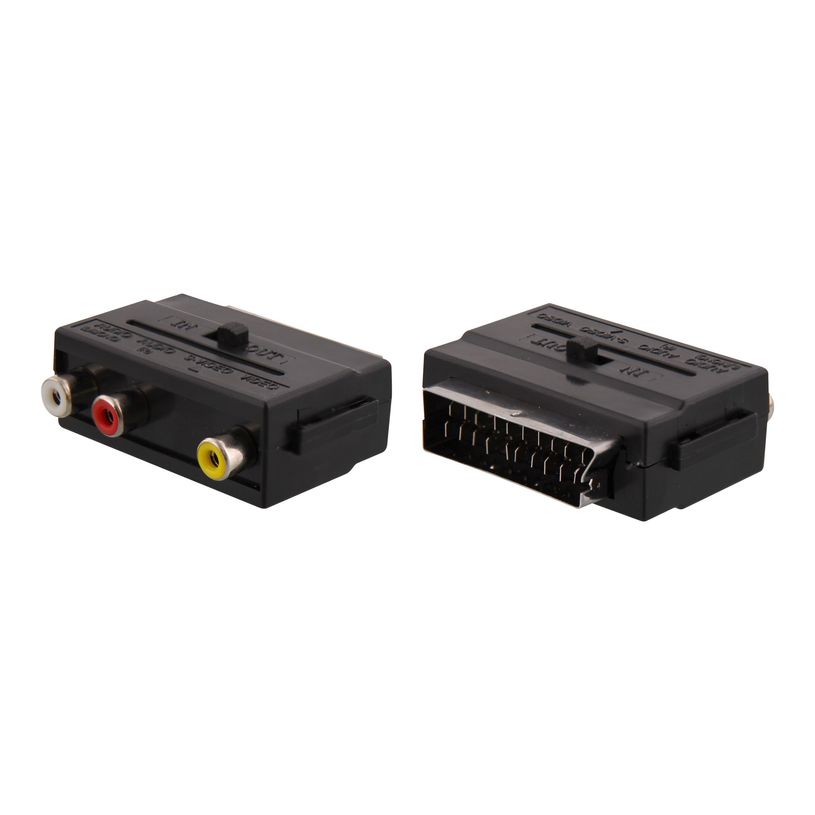 3303170078495-T'nB Home Connect - Adaptateur audio/vidéo - SCART mâle pour phono RCA x 3 femelle - noi-P_300053487_5-0