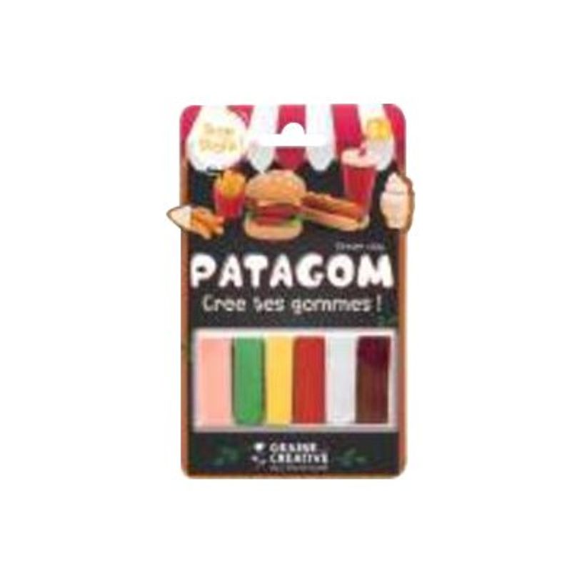 3471052624136-Graine Creative PATAGOM Junk food - Pack de 6 gommes-P_300054610_1-0