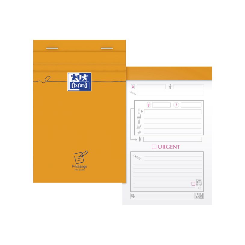 3020121062937-Oxford - Bloc notes - 11 x 17 cm - 160 pages - 80g - orange-P_301605_1-0