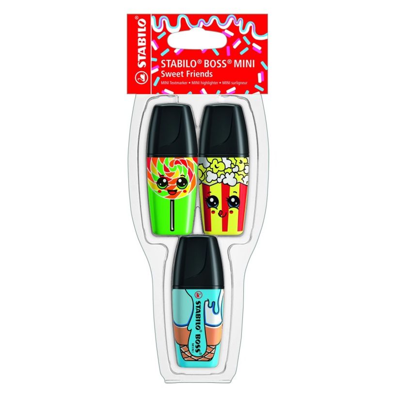 4006381543095-STABILO BOSS MINI Sweet Friends - Pack de 3 surligneurs - vert, jaune, bleu-P_400000017_1-0