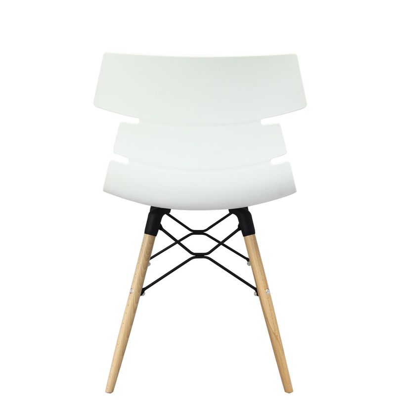 3700339877102-Chaise TESS - pieds bois et acier noir - blanc-P_400000345_4-3