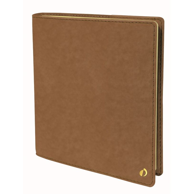3371010441587-Wild Exécutif Prestige - Agenda 1 semaine sur 2 pages - 16 x 16 cm - camel - Quo Vadis-P_400000773_2-0