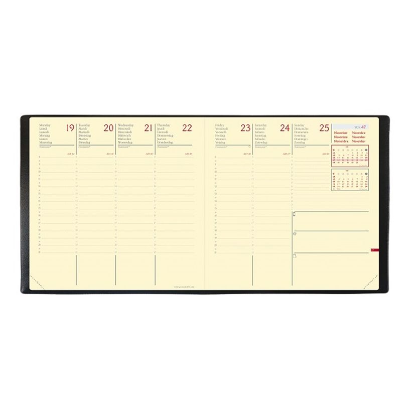 3371010441587-Wild Exécutif Prestige - Agenda 1 semaine sur 2 pages - 16 x 16 cm - camel - Quo Vadis-P_400000773_3-1