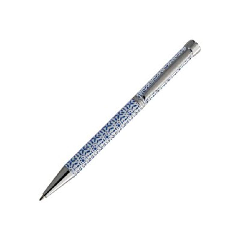 3108722413096-Oberthur Twist - Stylo à bille indigo floral-P_400000879_1-0