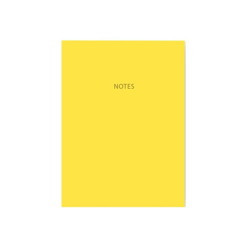 5055998399884-Kiub Go Stationery - Carnet de notes A5 - ligné - 160 pages - jaune-P_400000898_1-0
