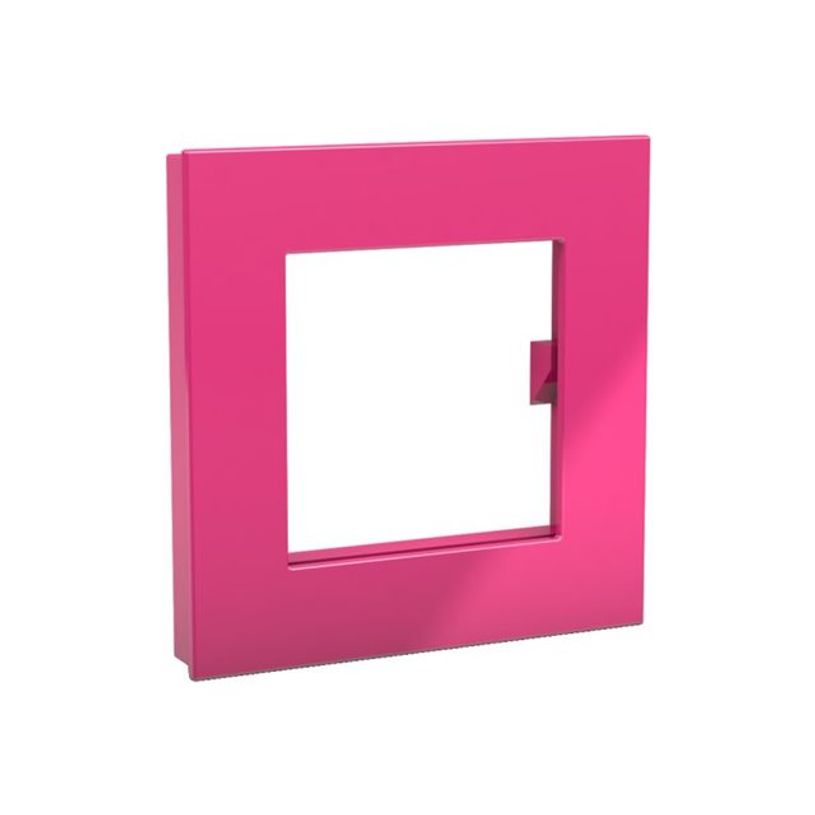 4009729068021-Dahle - Aimant super puissant Neodym - 75 x 75 mm - avec cadre photo - rose-P_400001224_1-0