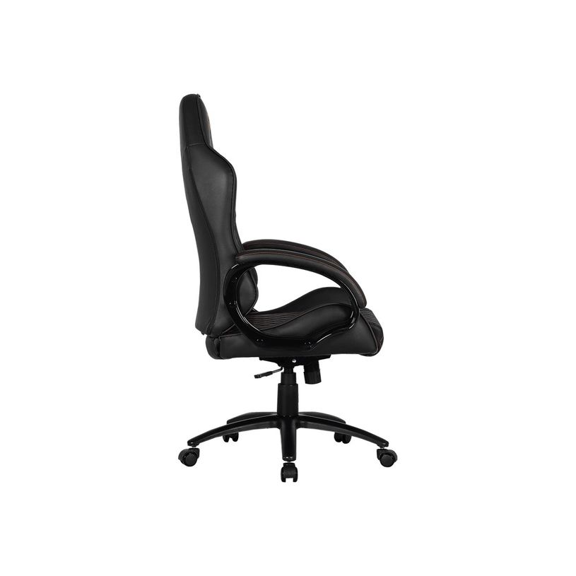 4715302442033-Fauteuil gamer FUSION - accoudoirs fixes - appui-tête intégré - noir-P_400001307_3-2