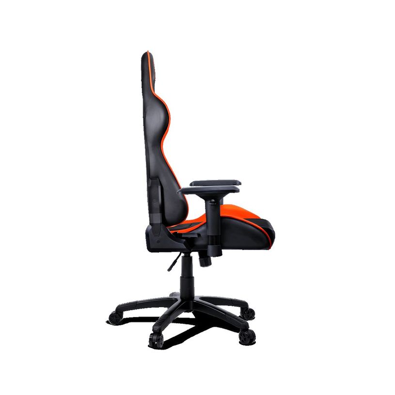 4715302448721-Fauteuil gamer ARMOR - accoudoirs réglables - Noir et orange-P_400001314_5-4
