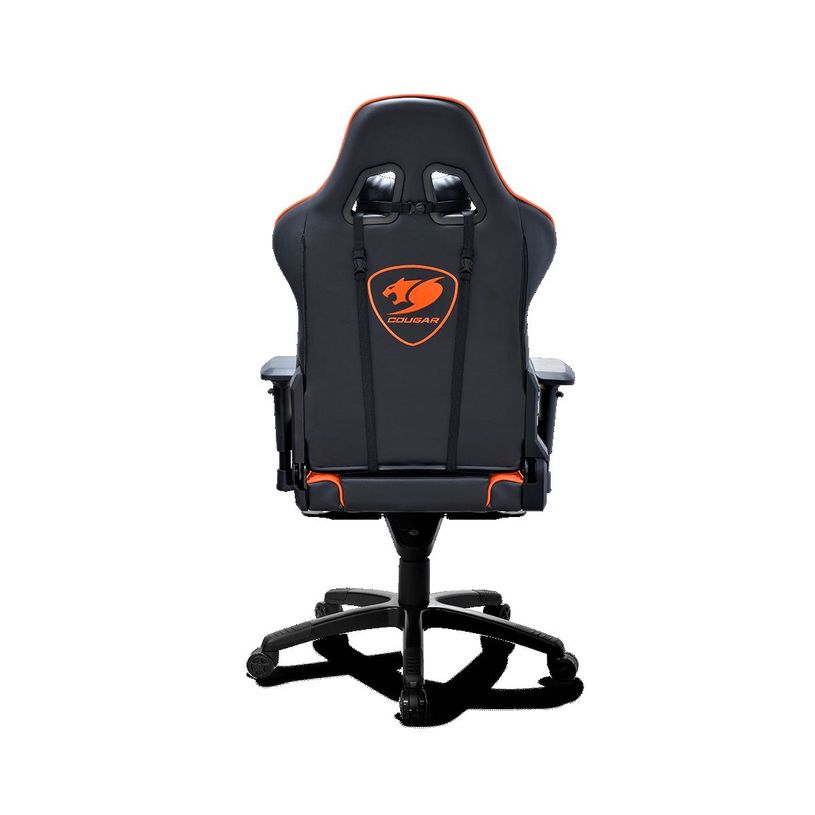 4715302448721-Fauteuil gamer ARMOR - accoudoirs réglables - Noir et orange-P_400001314_7-6