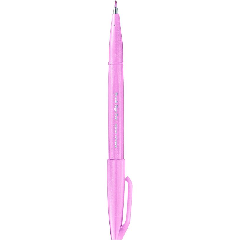 4902506365071-Pentel Sign pen - Feutre pinceau à pointe souple - rose pastel-P_400001340_1-0