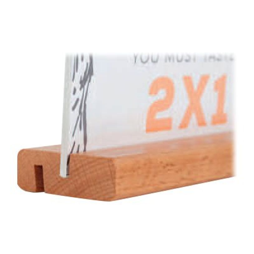 3660412028091-Promocome - Socle double face pour affiche A6 - bois naturel-P_400001394_1-0