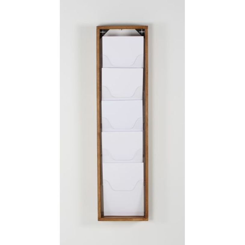 3660412028336-Promocome - Présentoir de journaux mural - 4 x 5 compartiments A4 - bois naturel-P_400001418_2-1