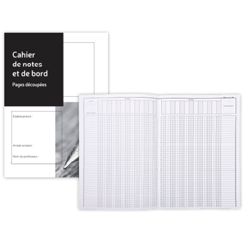 3370442539343-Exacompta - 25 Cahiers de notes et de bord professeur - 26 matières - 48 pages - A4-P_400001792_1-0