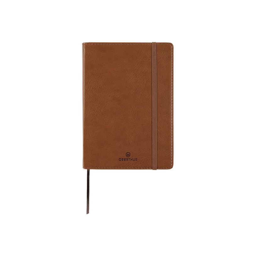 3108724524134-Oberthur Balthazar - Carnet de notes souple A6 - ligné - 200 pages - cognac-P_400002141_5-0