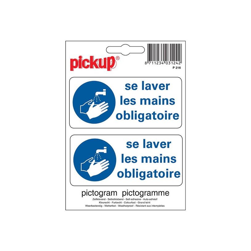 8711234339126-Pickup - Pictogramme - Obligation de se laver les mains avec décret - 100 x 100 mm-P_400002275_1-0