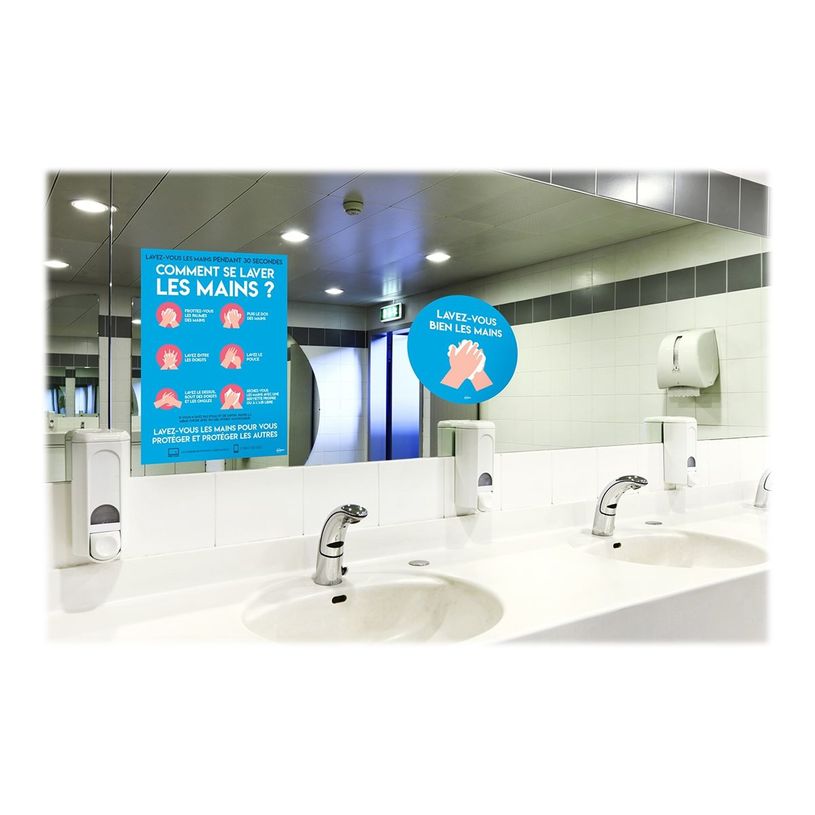 5014702142291-Avery - 2 Affiches de sécurité amovibles A4 - comment se laver les mains-P_400002496_2-2