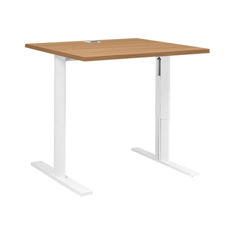 3483600734389-Bureau électrique réglable YES ! - 120 cm - Merisier-P_400002604_1-0