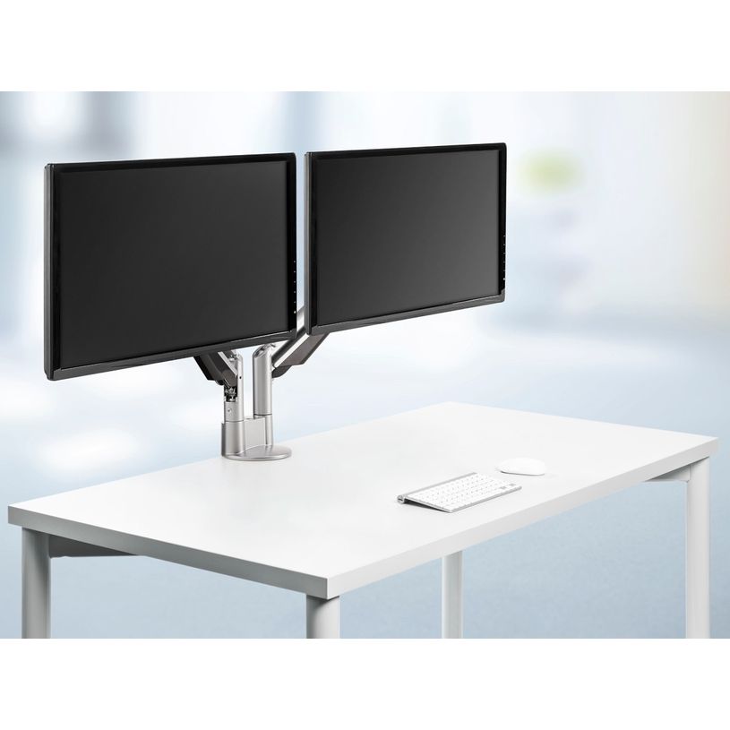 4009729068502-Novus Clu Duo - Support pour écran avec fixation de table - argent / anthracite -P_400002607_5-4