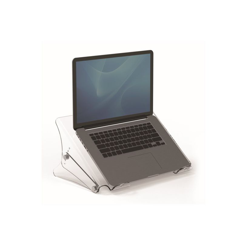 0043859752737-Fellowes Clarity - Support pour ordinateur portable transparent - réglable en hauteur - a-P_400002619_6-6