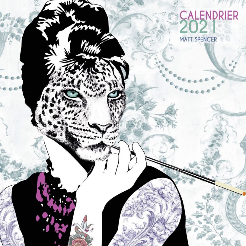 3700368754924-Blue Art Matt Spencer - Calendrier illustré mensuel - 30 x 30 cm-P_400002761_1-0