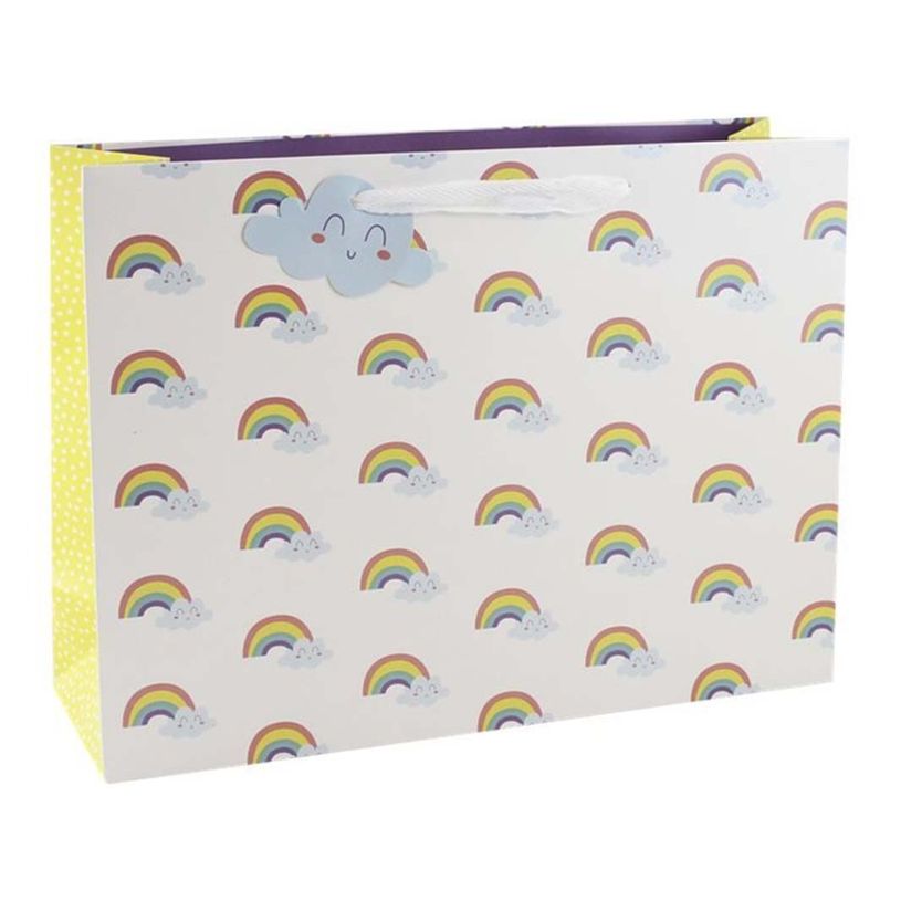 5033601541271-Clairefontaine Eurowrap - Sac cadeau - 37,3 cm x 11,8 cm x 27,5 cm - Rainbow-P_400002918_1-0