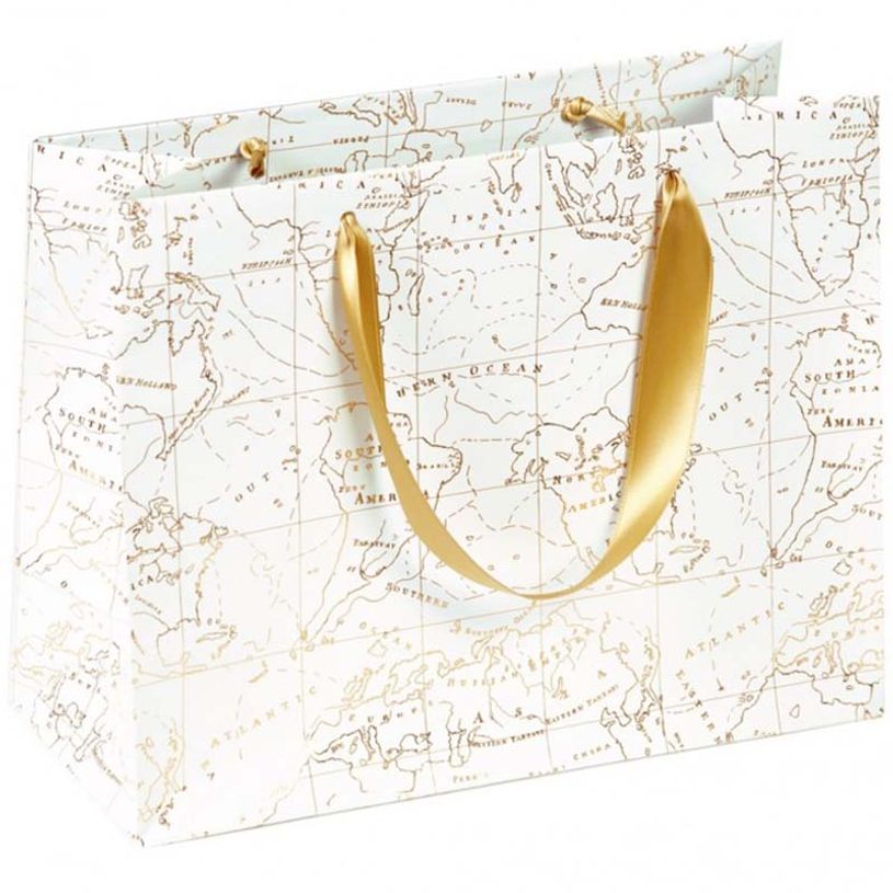 3329682128749-Clairefontaine Eurowrap - Sac cadeau pelliculé ruban satin "Travel"-P_400002925_1-0