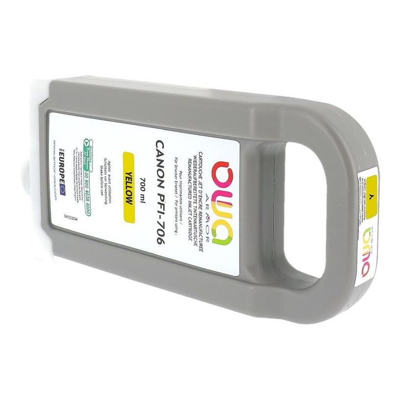 3112539753870-Cartouche compatible Canon PFI-706 - jaune - Owa B45527OW -P_400003072_1-0