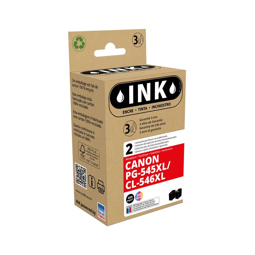 8720282008786-Cartouche compatible Canon PG-545XL/CL-546XL - Pack de 2 - noir, cyan, magenta, jaune - in-P_400003161_1-0