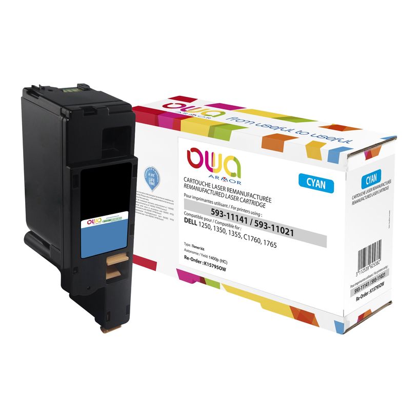 3112539625382-Cartouche laser compatible Dell 59311021 - cyan - Owa K15795OW-P_400003218_1-0
