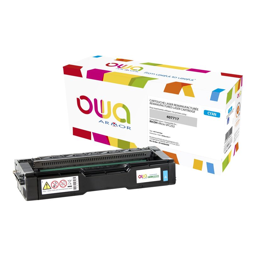 3112539705411-Cartouche laser compatible Ricoh 407717 - cyan - Owa K16086OW-P_400003252_1-0