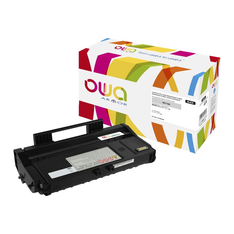 3112539632878-Cartouche laser compatible Ricoh 407166 - noir - Owa K15960OW-P_400003291_1-0