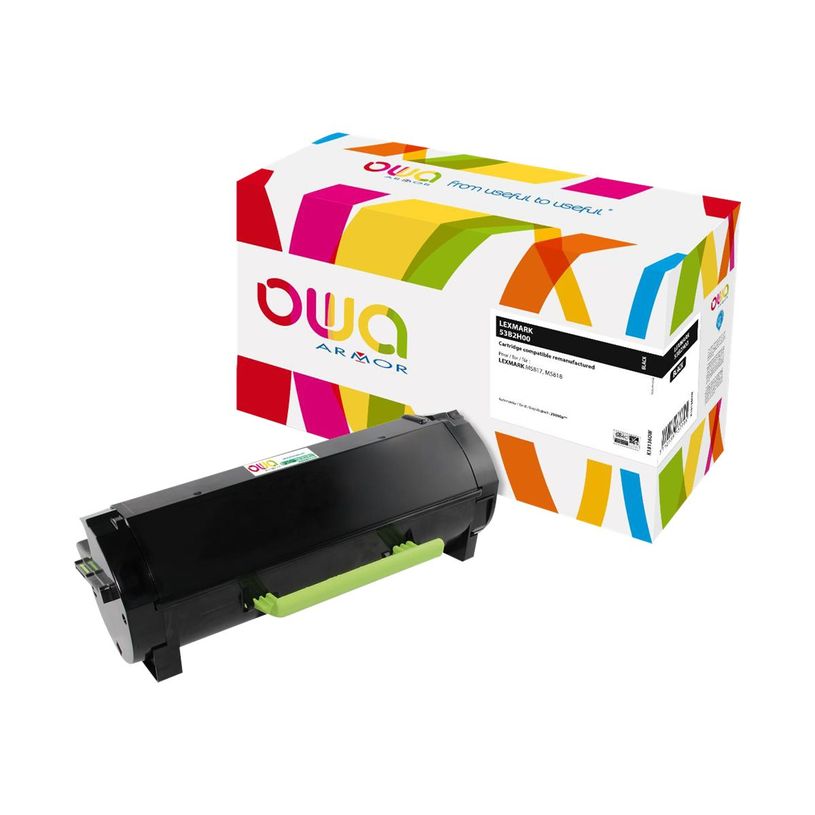 3112539737795-Cartouche laser compatible Lexmark 532H - noir - Owa K18136OW-P_400003308_1-0