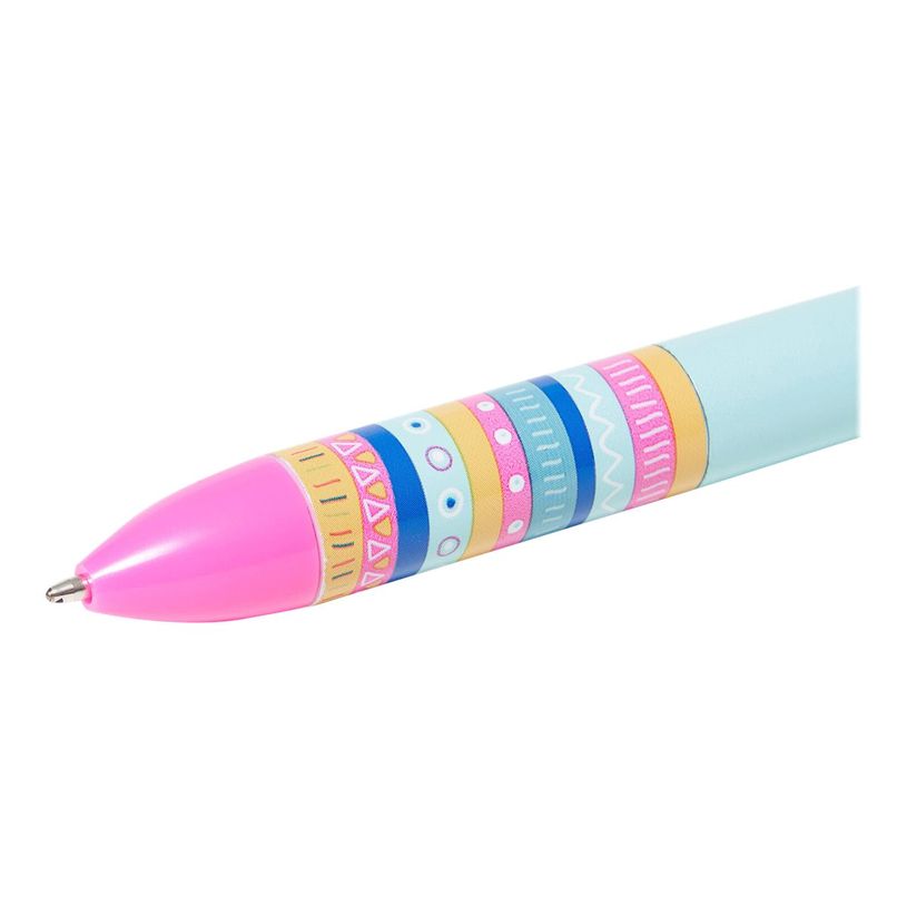 8051739307290-Legami - Stylo à bille 2 couleurs - motif lama-P_400003555_5-2