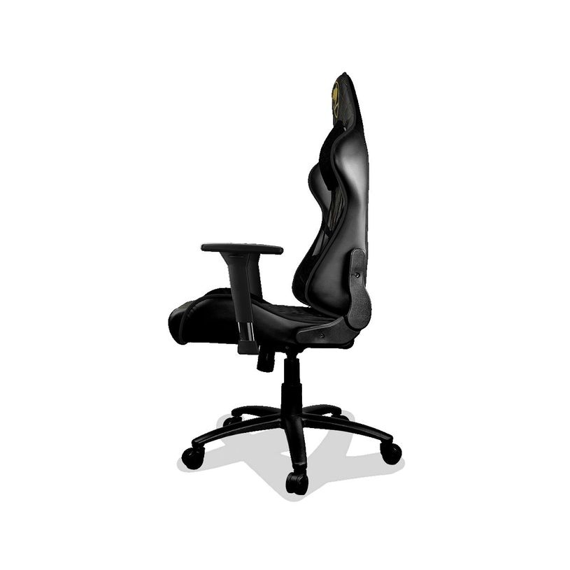 4710483770845-Fauteuil gamer Armor One Royal - accoudoirs réglables - appui-tête intégré - noir et o-P_400003913_2-1