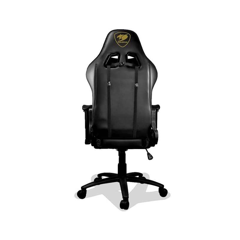 4710483770845-Fauteuil gamer Armor One Royal - accoudoirs réglables - appui-tête intégré - noir et o-P_400003913_3-2