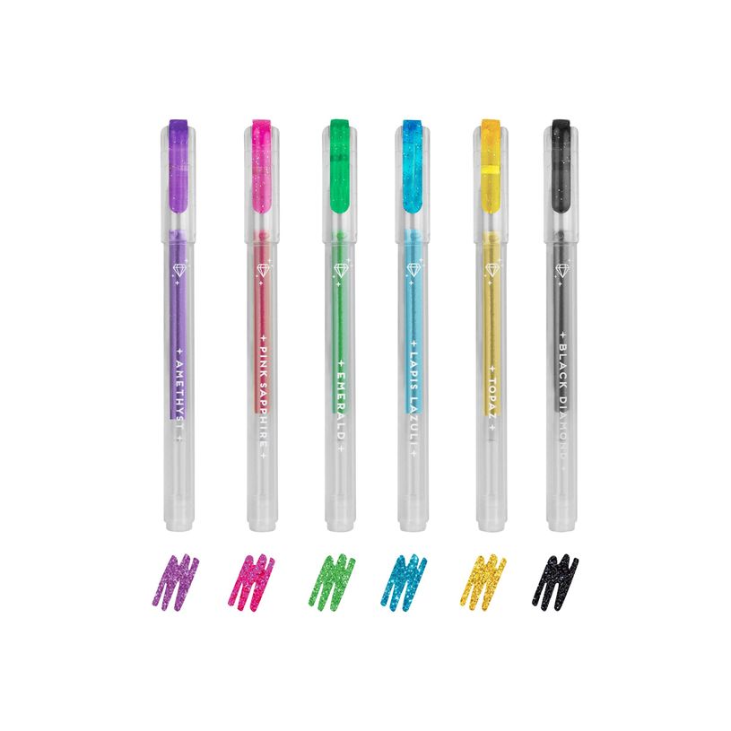8051739306927-Legami - 6 Mini stylos gel pailleté-P_400003989_2-0