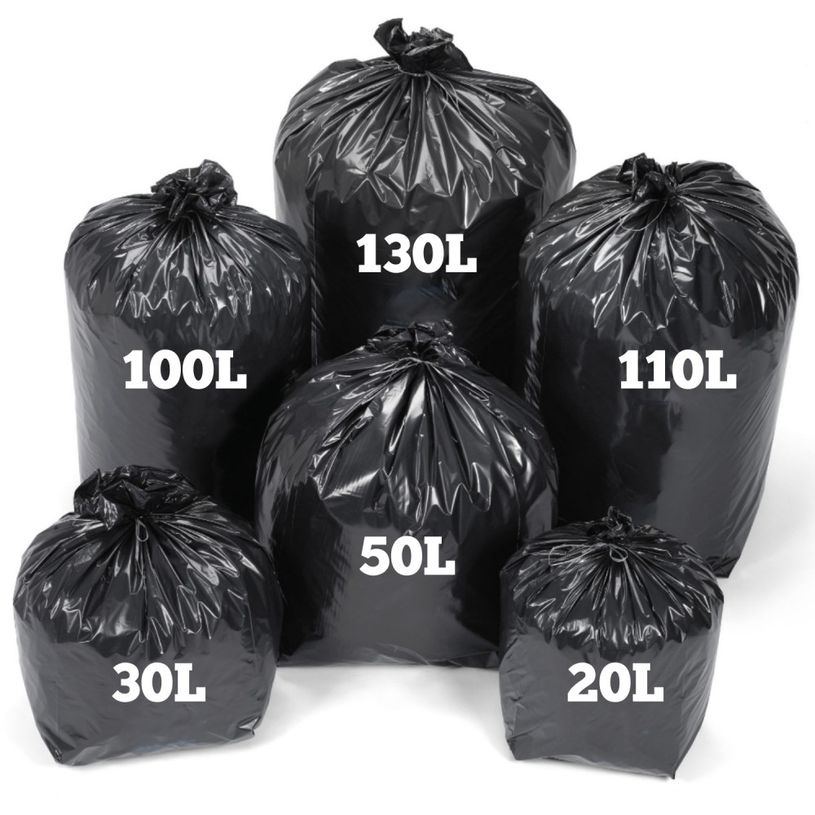 0404000043164-Coldis - 25 Sacs poubelle 130L - noir-P_400004316_1-0