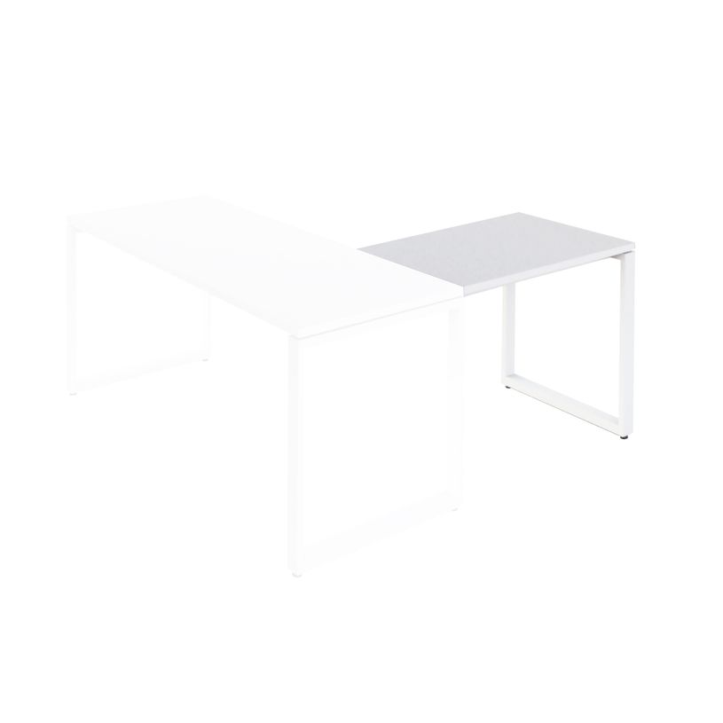 3700339874156-Retour bureau MT1 Elégance - L80 x P67 x H75 cm - pieds blancs - plateau blanc chants pru-P_400004672_2-1