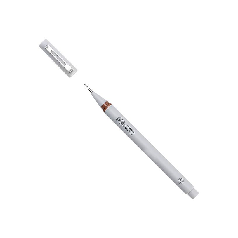 0884955070239-Winsor & Newton - Feutre fin 0,5 mm - sépia-P_400005061_3-2