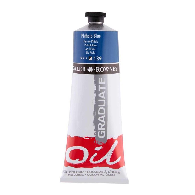 50808069-Daler-Rowney Graduate 139 - Peinture à huile - 38 ml - bleu-P_400005226_1-0