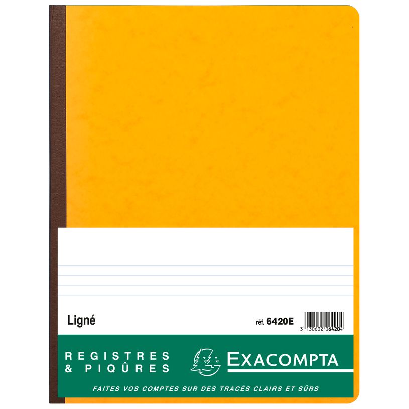 3130632064204-Exacompta - Piqûre journal ligné folioté - 32 x 25 cm - 80 pages-P_400005432_2-1
