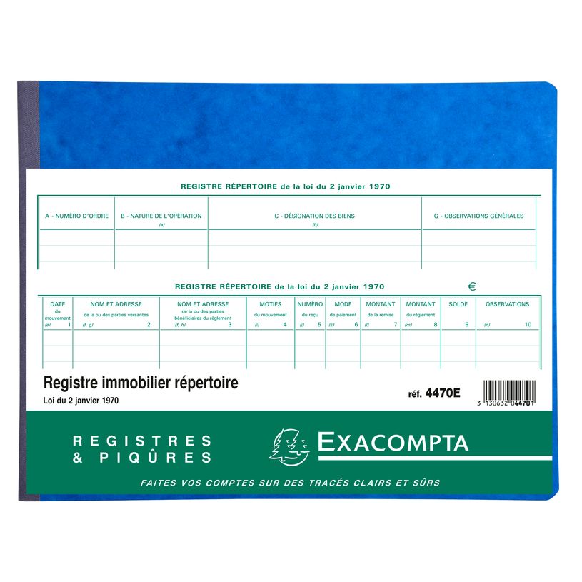 3130632044701-Exacompta - Piqûre pour agents immobiliers et marchands de biens - 25 x 32 cm - 80 pages-P_400005478_2-1