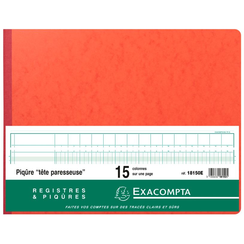 3130632181505-Exacompta - Piqûre à tête paresseuse - 15 colonnes sur 1 page - 29,7 x 38 cm - 80 pages-P_400005520_2-1