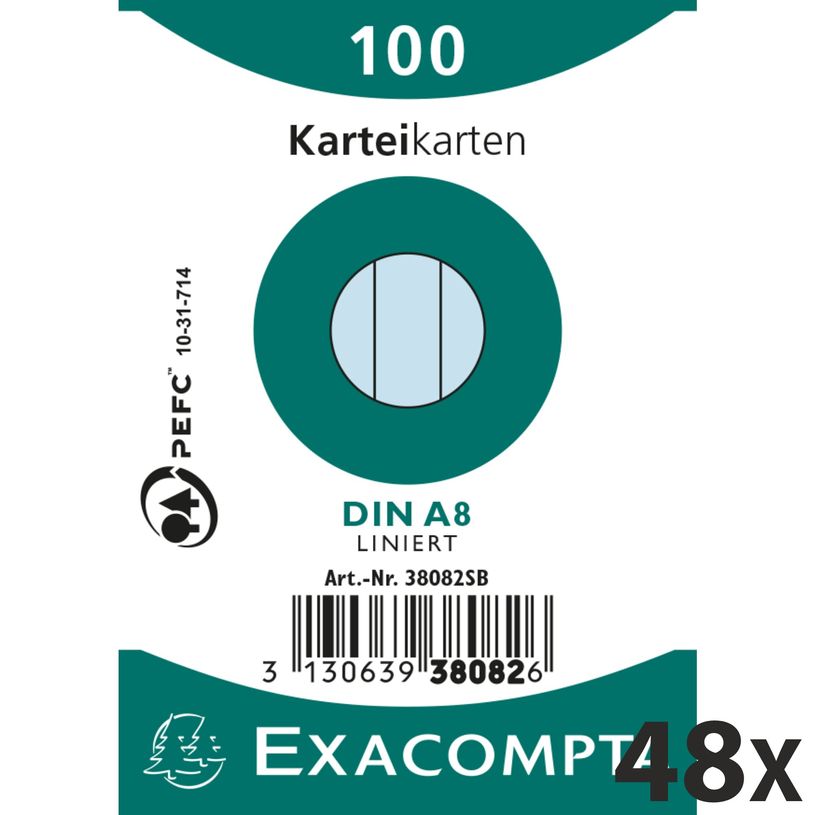 3130638380827-Exacompta - 40 Packs de 100 Fiches Bristol - 5,5 x 7,4 cm - lignées - non perforées - bl-P_400005640_1-0
