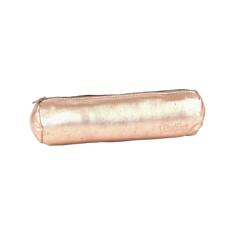 3045050443947-Trousse ronde L'Étudiant - 1 compartiment - cuir métallisé - disponible dans différent-P_400005771_1-0